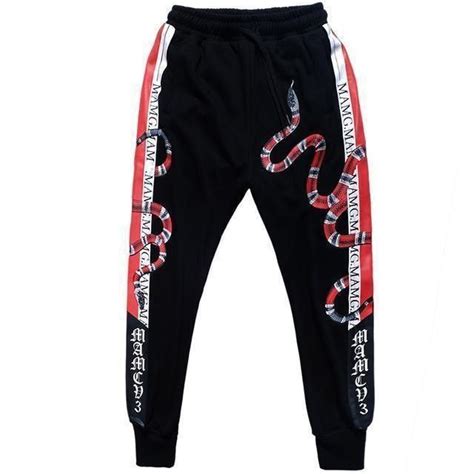 gucci jogging pants|gucci joggers snake.